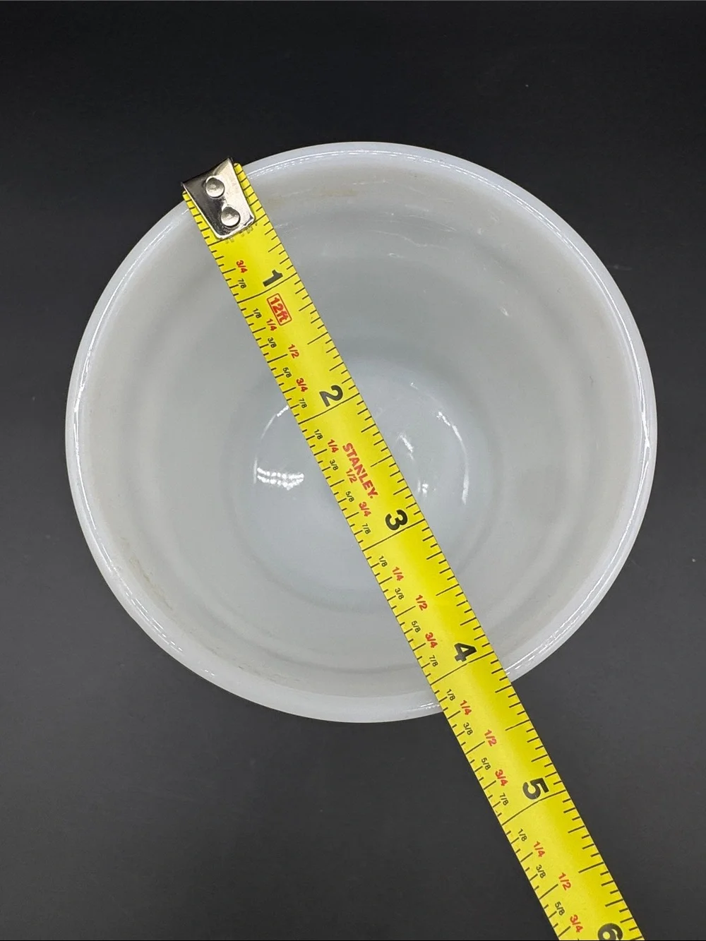 Vintage White Milk Glass Planter Vase NAPCO 1180 CLEVELAND on bottom EUC